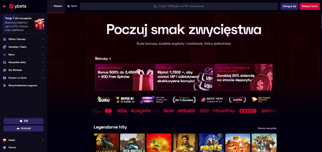 Czy casino ybets spełnia oczekiwania graczy z Polski?